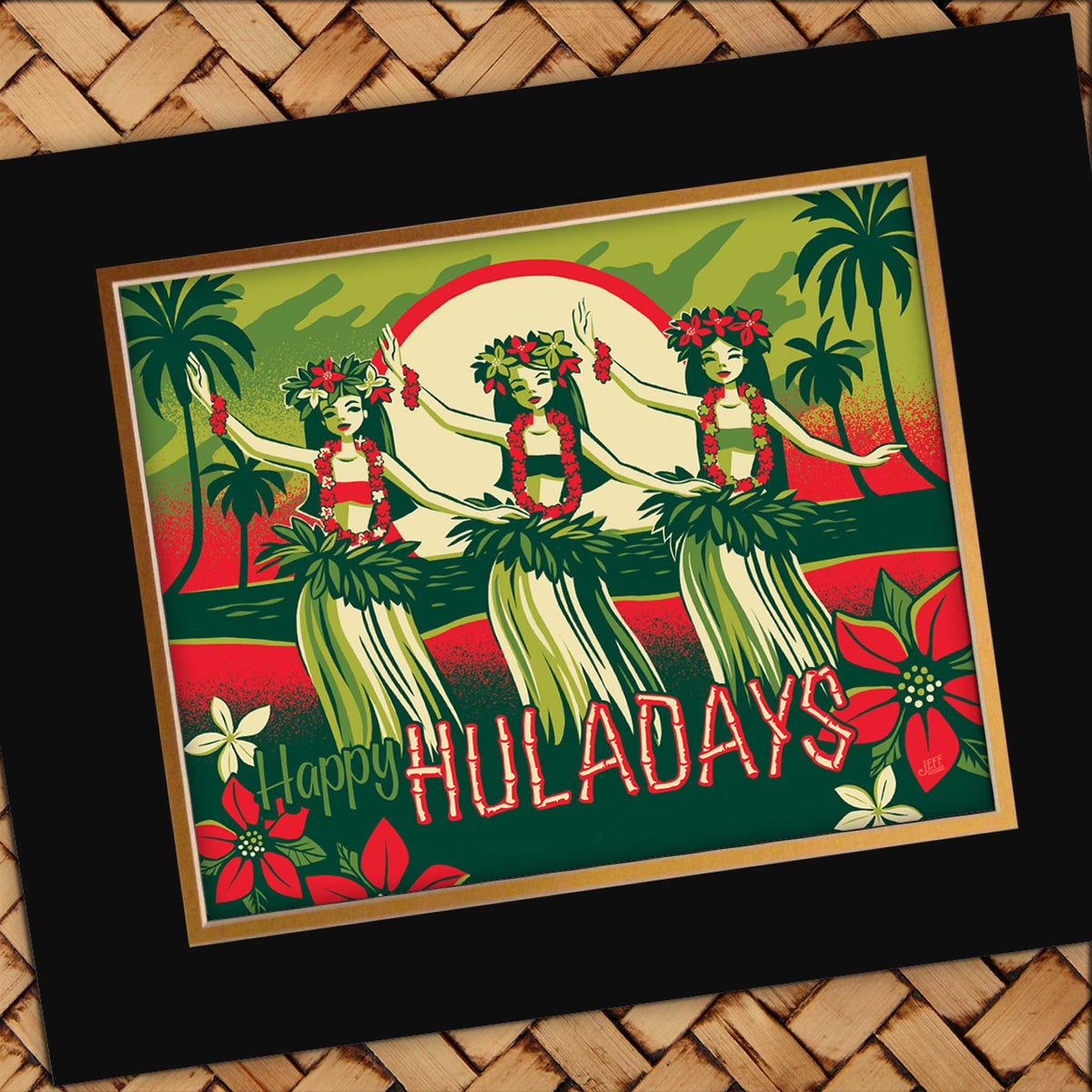 http://jeffgranitodesigns.com/cdn/shop/collections/HappyHuladays_DX_11x14_Matted_Black_1200x1200.jpg?v=1698984440