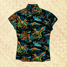 Load image into Gallery viewer, Jeff Granito's '20,000 Fears Under The Sea' Classic Aloha Button-Up Shirt - Womens - Ready to Ship!