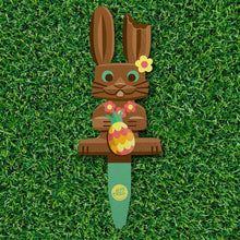 Load image into Gallery viewer, 'Tropical Bunny' Metal Yard Stakes Set of FOUR (4) - Pre-Order