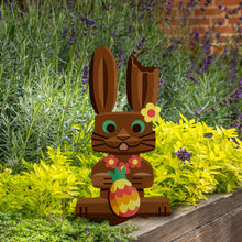 Load image into Gallery viewer, Jeff Granito's 'Pineapple Bunny' Metal Yard Stake - Pre-Order