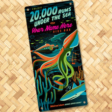 Load image into Gallery viewer, Jeff Granito's '20,000 Rums Under The Sea' Personalized Metal Sign - Limited Time Pre-Order