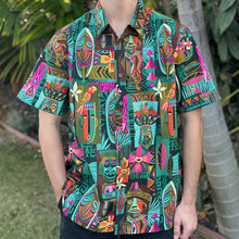 Load image into Gallery viewer, Jeff Granito's 'Lanai Enchantment' Modern Fit Button-Up Shirt - Unisex - Ready to Ship! (FREE SHIPPING in U.S.)