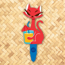 Load image into Gallery viewer, Jeff Granito's 'Rum Cat' Large Metal Yard Stake - Pre-Order!