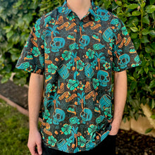 Load image into Gallery viewer, Jeff Granito's 'No Rum No Fun' Modern Fit Button-Up Shirt - Unisex - Ready to Ship! (FREE SHIPPING in U.S.)