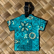 Load image into Gallery viewer, Jeff Granito's 'Marine Tapa' Aloha Luggage Tag - Rolling Pre-Order / Ready to Ship!