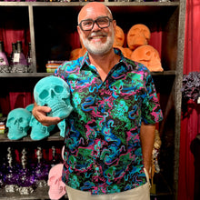 Load image into Gallery viewer, Jeff Granito X The Mai-Kai 'Cursed Crew' Modern Fit Button-Up Shirt - Unisex - Ready to Ship! (FREE SHIPPING in U.S.)