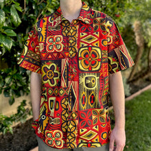 Load image into Gallery viewer, Jeff Granito's 'Geo Kapa' Classic Aloha Button-Up Shirt - Unisex - Ready to Ship! (FREE SHIPPING in U.S.)