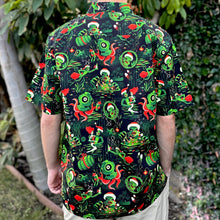 Load image into Gallery viewer, Jeff Granito's 'Creature is Stirring' Modern Fit Button-Up Shirt - Unisex - Ready to Ship (FREE SHIPPING in U.S.)