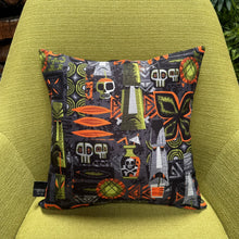 Load image into Gallery viewer, Jeff Granito's 'Monster Island' Pillow Cover - Ready to Ship! (FREE SHIPPING in U.S.)