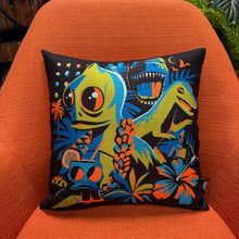 Load image into Gallery viewer, Jeff Granito's 'Island of the Lost' Pillow Cover - Ready to Ship! (FREE SHIPPING in U.S.)