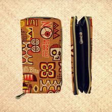 Load image into Gallery viewer, 'Mixed Drinks Brown' Handbag and Zippered Wallet Set - Ready to Ship!