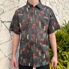 Load image into Gallery viewer, 'Atomic Cocktail' Modern Fit with Flex Button-Up Shirt - Unisex - Ready to Ship!