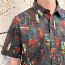 Load image into Gallery viewer, 'Atomic Cocktail' Modern Fit with Flex Button-Up Shirt - Unisex - Ready to Ship!