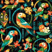 Load image into Gallery viewer, Jeff Granito's 'Birds Singing Words' Modern Fit Button-Up Shirt - Unisex - Pre-Order (FREE SHIPPING in U.S.)