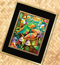 Load image into Gallery viewer, Jeff Granito’s Personalized 'Birds of a Feather' 8X10 Matted Print and 11X14 Gold Frame Set - Limited Time Pre-Order