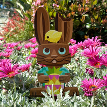 Load image into Gallery viewer, 'Sweet Treat' Bunny Metal Yard Stakes Set of TWO (2) - Pre-Order