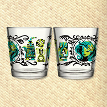 Load image into Gallery viewer, Jeff Granito's 'Calling All Spirits' Mai Tai Cocktail Glass (1) - Ready to Ship!