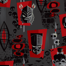 Load image into Gallery viewer, Jeff Granito's 'Monster Mashup' Aloha Skirt with Pockets - Ready to Ship!