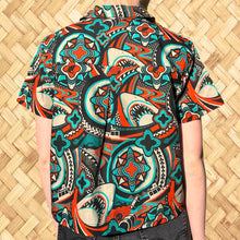 Load image into Gallery viewer, LAST CHANCE, 'Cal-Amity Island' Womens Button-Up Shirt