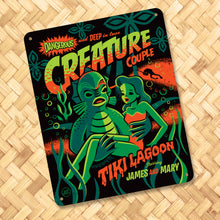 Load image into Gallery viewer, Creature Couple Personalized Metal Sign - Limited Time Pre-Order