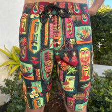 Load image into Gallery viewer, Jeff Granito's 'Gateway to Tiki' Board Shorts - Ready to Ship!