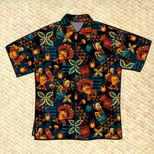 Load image into Gallery viewer, Jeff Granito's 'Mario's Rum Barrel' - Classic Aloha Button-Up Shirt - Unisex - Ready to Ship!