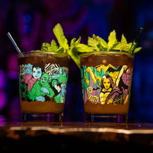Load image into Gallery viewer, Jeff Granito's '13 Mockingbirds' Mai Tai Cocktail Glass (1) - Ready to Ship!