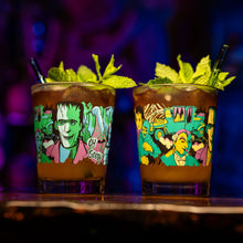 Load image into Gallery viewer, Jeff Granito's '13 Mockingbirds' Mai Tai Cocktail Glass (1) - Ready to Ship!