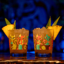Load image into Gallery viewer, Jeff Granito's 'Meowie Wowie' Mai Tai Cocktail Glass (1) - Ships Late April/early May!