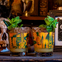 Load image into Gallery viewer, Jeff Granito's 'Bootlegger Tiki' Mai Tai Cocktail Glass (1) - Ready to Ship!