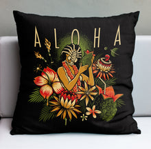 Load image into Gallery viewer, Jeff Granito's 'Doggone Tropics' Pillow Cover - Ready to Ship! (FREE SHIPPING in U.S.)