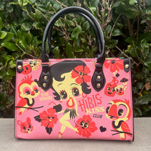 Load image into Gallery viewer, Hibis-Kiss Handbag and Zippered Wallet Set - Ready to Ship!