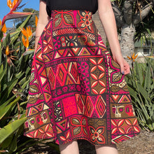 Load image into Gallery viewer, Jeff Granito's 'Distant Drums Kīlauea - Aloha Skirt - Ready to ship!