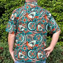 Load image into Gallery viewer, Jeff Granito's 'Cal-Amity Island' Modern Fit Button-Up Shirt - Unisex - Ready-to-Ship!