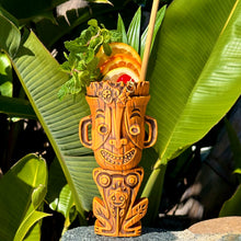 Load image into Gallery viewer, Jeff Granito's Planter's Punch Tiki Mug, Hibiscus Heat (Orange) - Limited Edition of 500, sculpted by Thor - Ready to Ship! (FREE SHIPPING in U.S.)