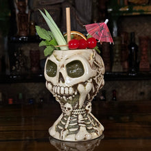 Load image into Gallery viewer, Jeff Granito's Calix Mortis II ceramic Tiki Mug, sculpted by Thor - Ready to Ship! (FREE Shipping in U.S.)