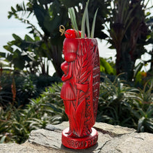 Load image into Gallery viewer, Jeff Granito's RedRum- Ceramic Tiki Mug - Bright Red - Limited Edition / Limited Time Pre-Order