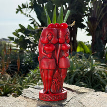 Load image into Gallery viewer, Jeff Granito's RedRum- Ceramic Tiki Mug - Bright Red - Limited Edition / Limited Time Pre-Order
