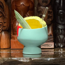 Load image into Gallery viewer, Jeff Granito's Sip for Brains (Oozy Blue) - Ceramic Zombie Tiki Mug - Limited Edition / Limited Time Pre-Order