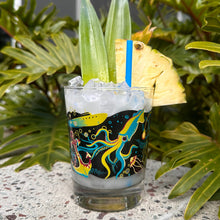 Load image into Gallery viewer, Jeff Granito's 'Dwellers of the Deep' Mai Tai Cocktail Glass - Pre-Order!
