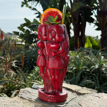 Load image into Gallery viewer, Jeff Granito's RedRum- Ceramic Tiki Mug - Dark Red - Limited Edition / Limited Time Pre-Order