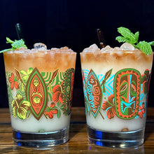 Load image into Gallery viewer, Jeff Granito's 'Hidden Haven' Mai Tai Cocktail Glass (1) - Ready to Ship!