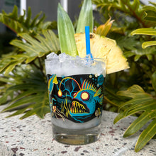 Load image into Gallery viewer, Jeff Granito's 'Dwellers of the Deep' Mai Tai Cocktail Glass - Pre-Order!