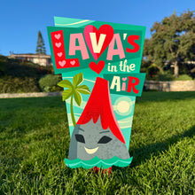 Load image into Gallery viewer, Jeff Granito's ‘I Lava You Valentine’ Metal Yard Stake Set of TWO (2) - Pre-Order