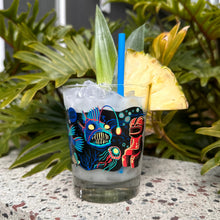 Load image into Gallery viewer, Jeff Granito's 'Dwellers of the Deep' Mai Tai Cocktail Glass - Pre-Order!