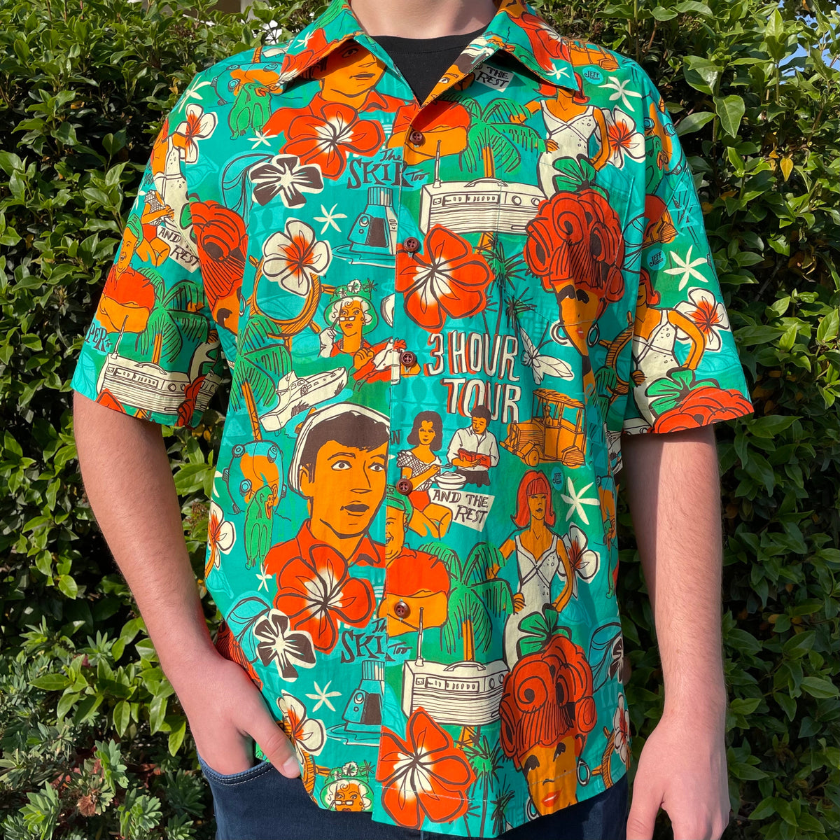 Jeff Granito's 'Three Hour Tour' - Classic Aloha Button-Up Shirt