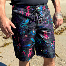 Load image into Gallery viewer, Jeff Granito's 'Dwellers of the Deep' Board Shorts - Ready to Ship!