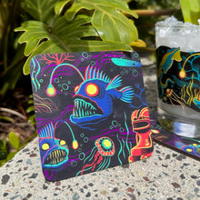 Load image into Gallery viewer, 'Dwellers of the Deep' Wooden Coaster Set of Two