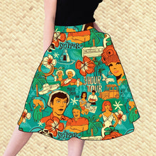 Load image into Gallery viewer, Jeff Granito's 'Three Hour Tour' - Aloha Skirt - Ready-to-Ship!