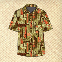 Load image into Gallery viewer, Jeff Granito's 'Tiki Hi-Life' Modern Fit Button-Up Shirt - Unisex - Pre-Order! (FREE SHIPPING in U.S.)